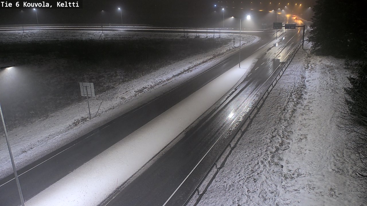 Weather Camera Image Väg 6 Kouvola,  Keltti, Kouvola, Kymenlaakso
