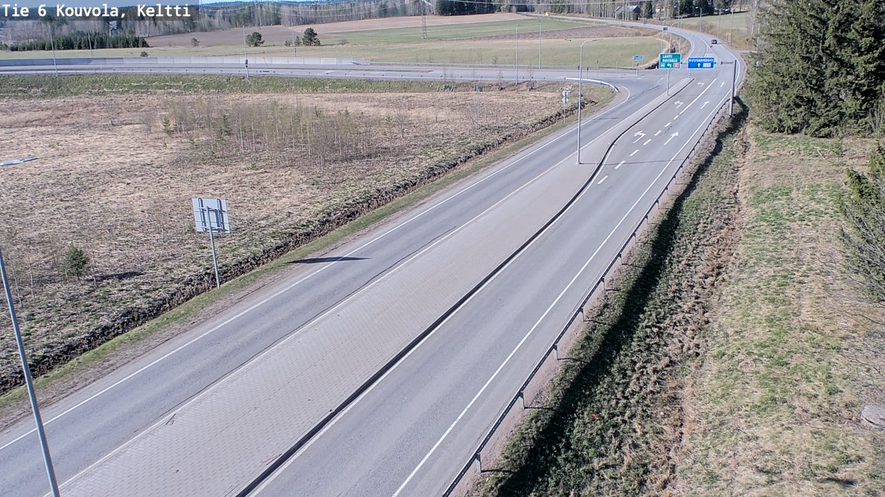 Kelikamerat Kuva Tie 6 Kouvola, Keltti, Kouvola, Kymenlaakso