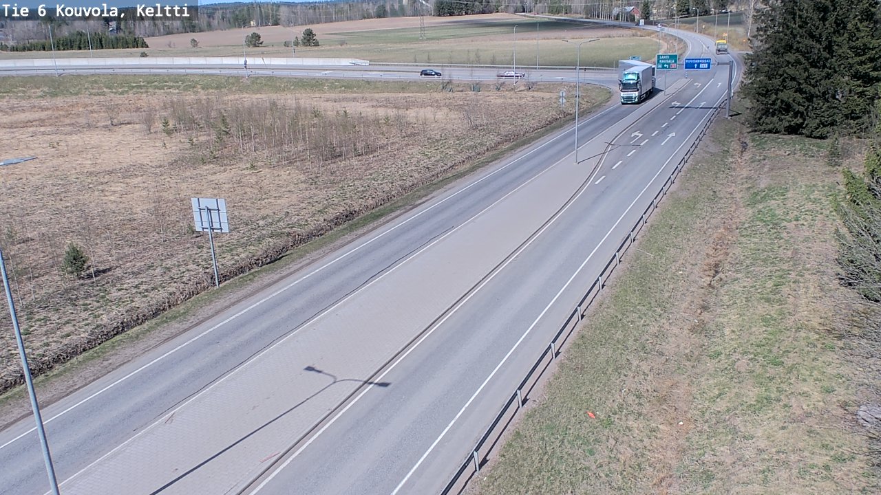Kelikamerat Kuva Tie 6 Kouvola, Keltti, Kouvola, Kymenlaakso
