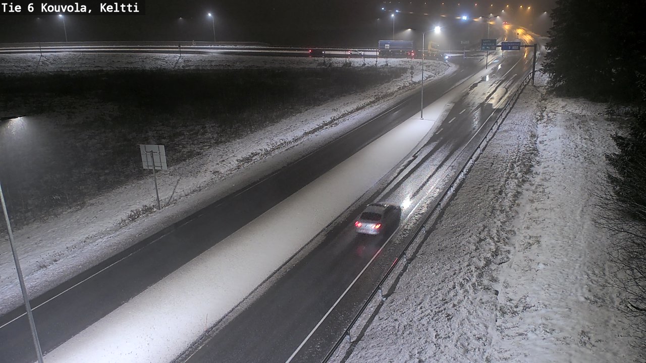 Weather Camera Image Väg 6 Kouvola,  Keltti, Kouvola, Kymenlaakso