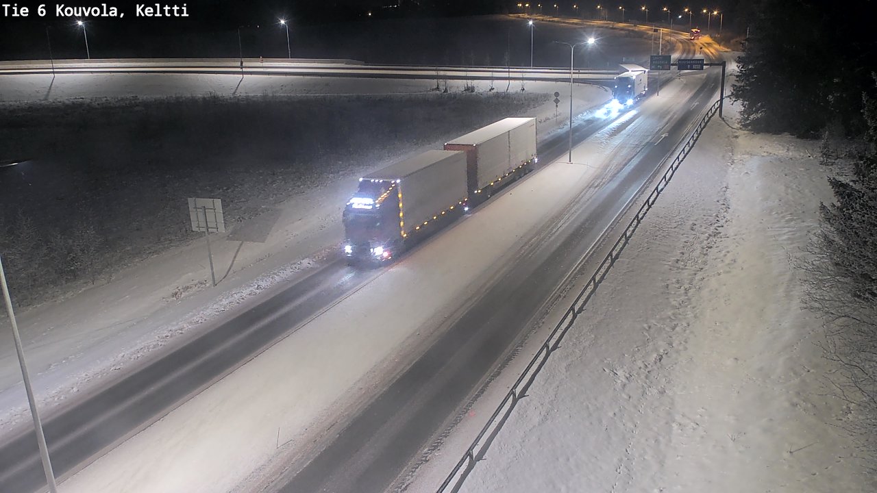 Weather Camera Image Road 6 Kouvola, Keltti, Kouvola, Kymenlaakso