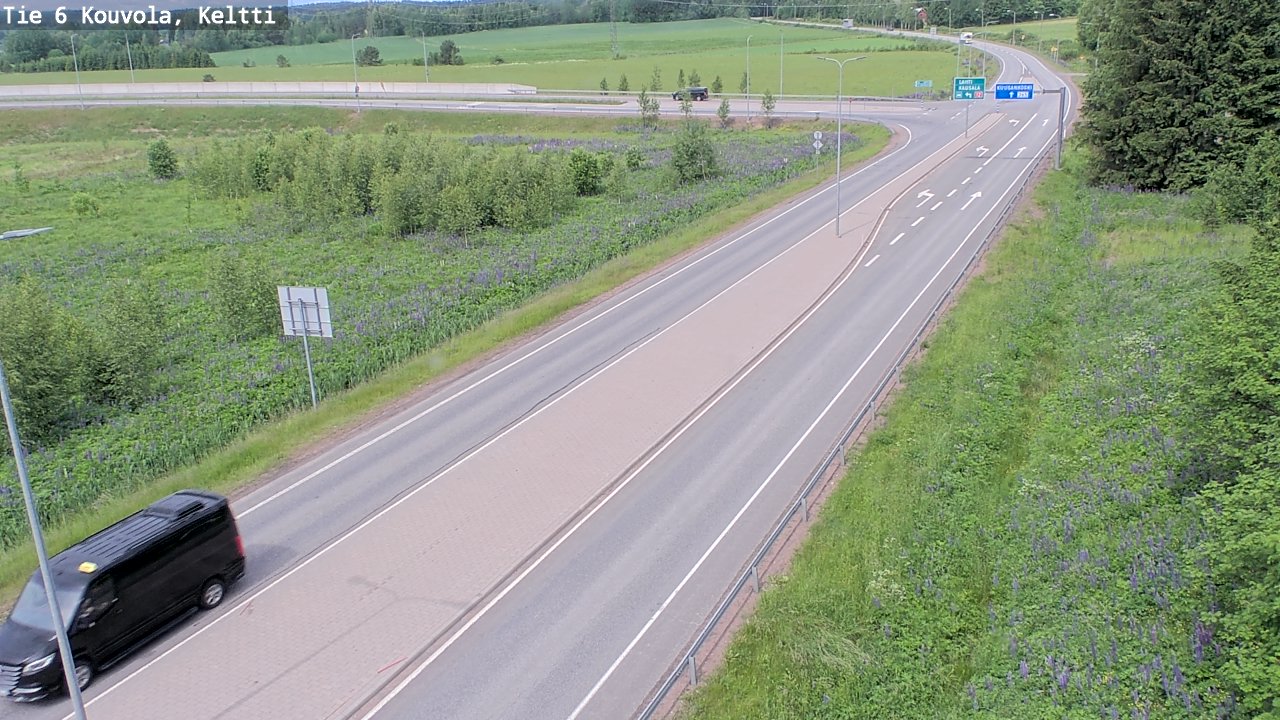 Kelikamerat Kuva Tie 6 Kouvola, Keltti, Kouvola, Kymenlaakso