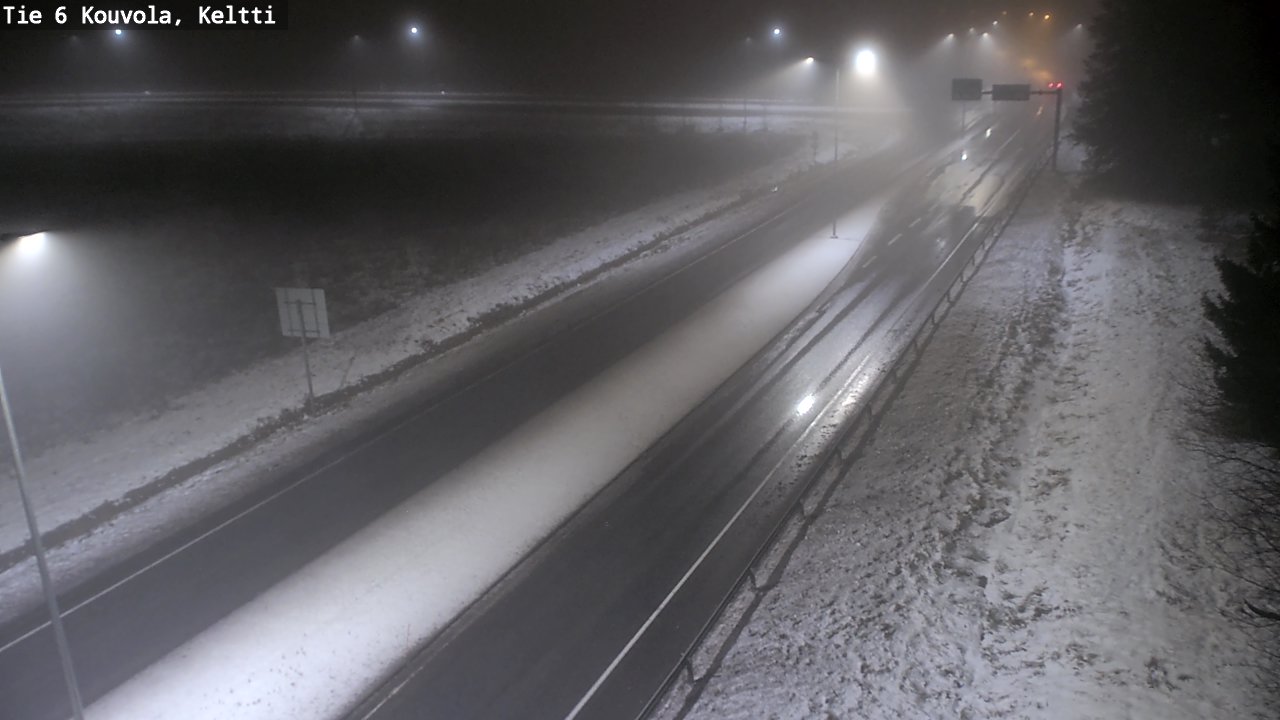 Weather Camera Image Väg 6 Kouvola,  Keltti, Kouvola, Kymenlaakso
