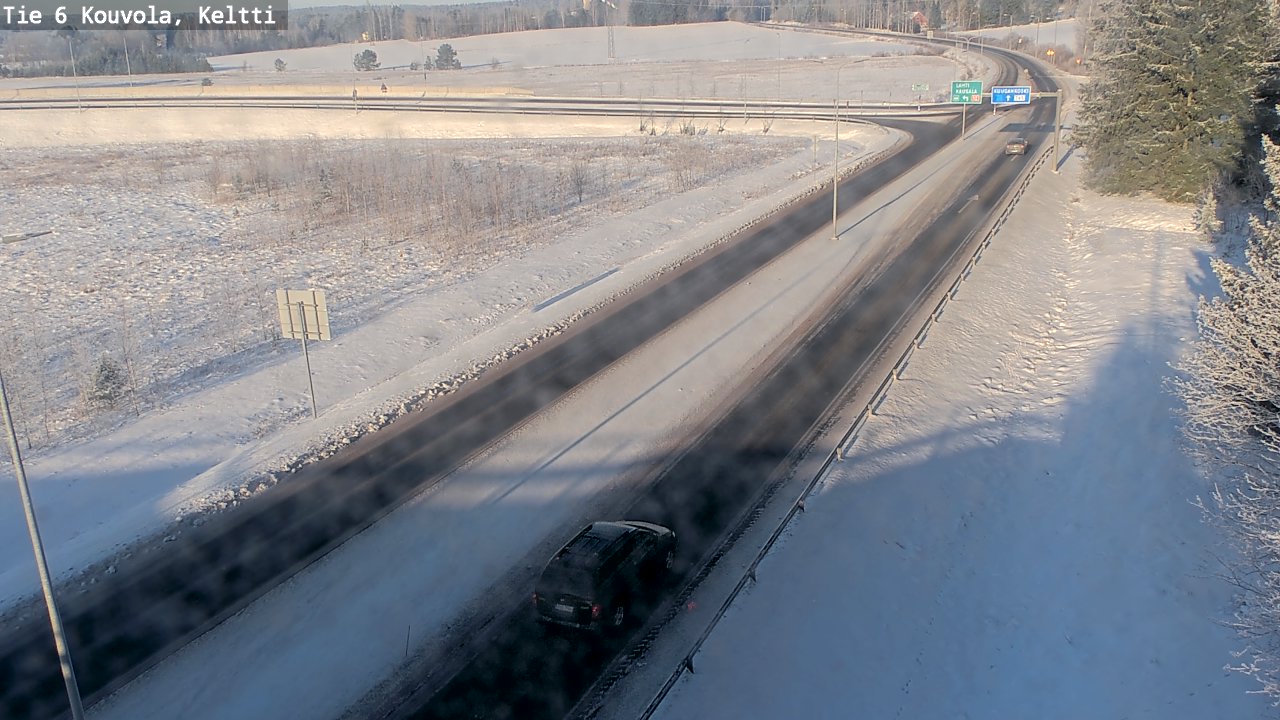 Weather Camera Image Road 6 Kouvola, Keltti, Kouvola, Kymenlaakso