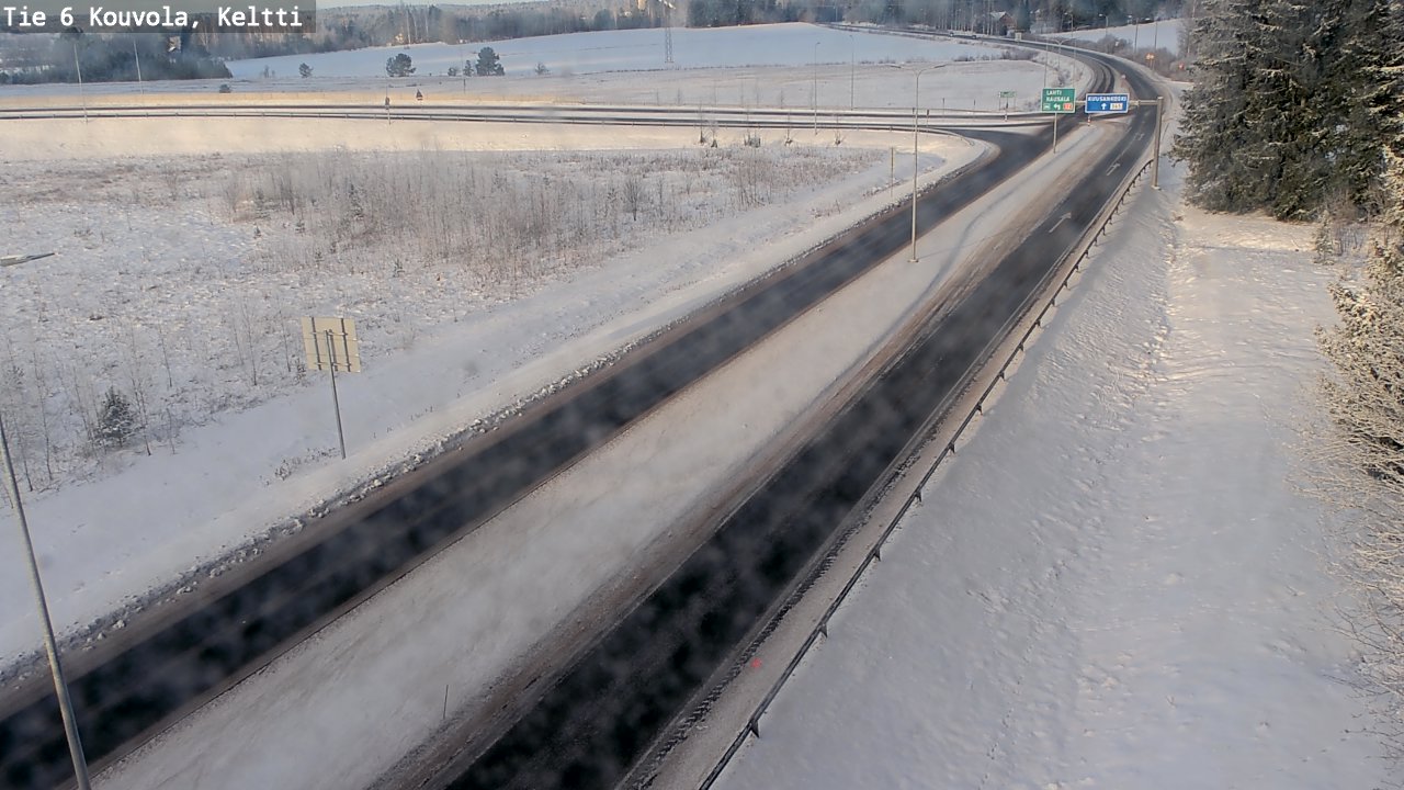 Kelikamerat Kuva Tie 6 Kouvola, Keltti, Kouvola, Kymenlaakso