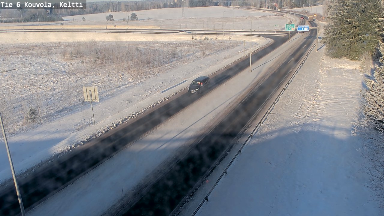 Weather Camera Image Road 6 Kouvola, Keltti, Kouvola, Kymenlaakso