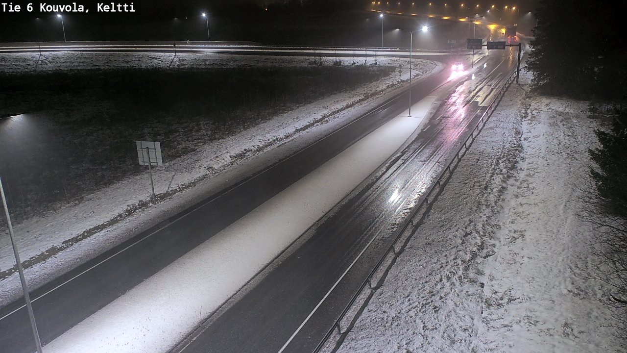 Weather Camera Image Väg 6 Kouvola,  Keltti, Kouvola, Kymenlaakso