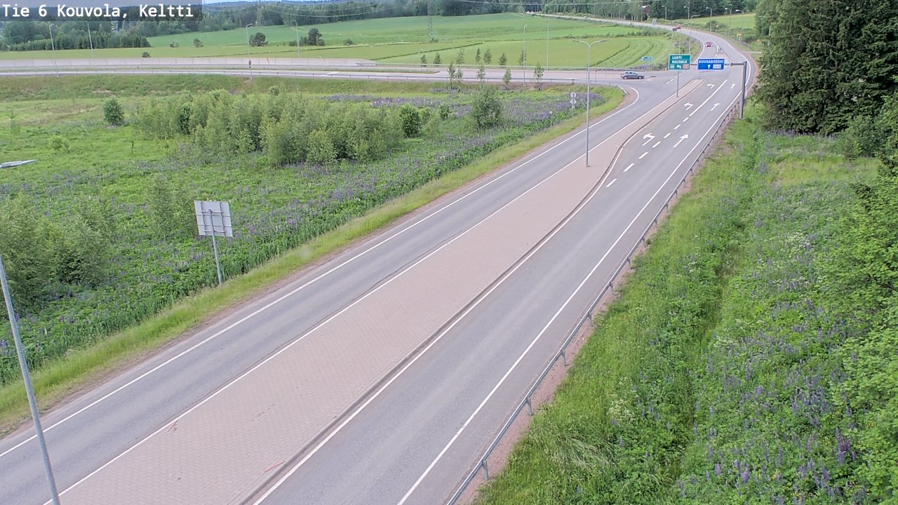 Kelikamerat Kuva Tie 6 Kouvola, Keltti, Kouvola, Kymenlaakso