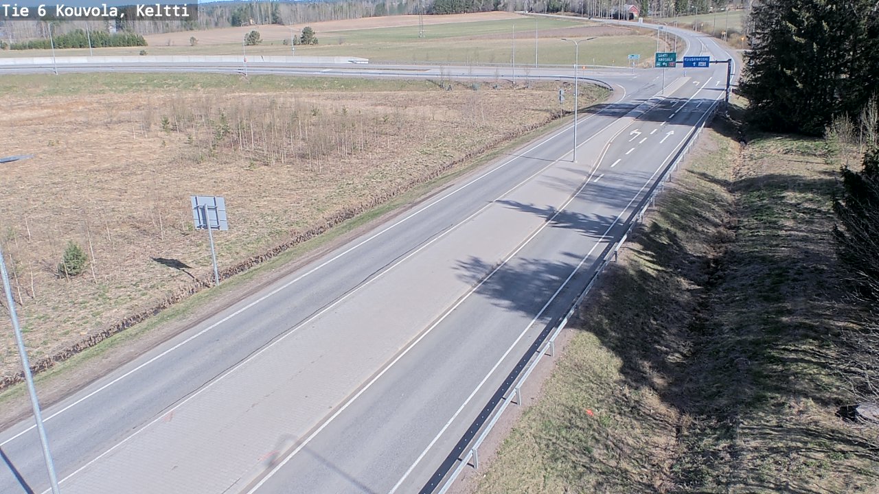 Kelikamerat Kuva Tie 6 Kouvola, Keltti, Kouvola, Kymenlaakso