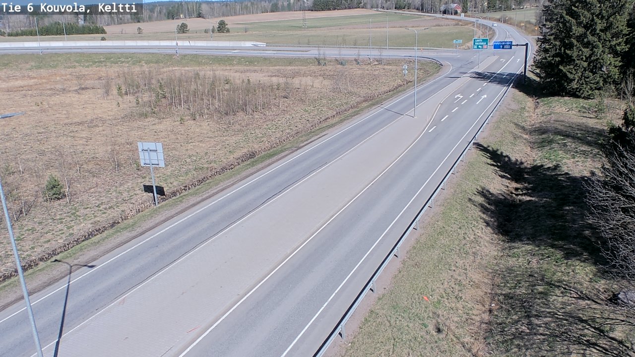 Kelikamerat Kuva Tie 6 Kouvola, Keltti, Kouvola, Kymenlaakso