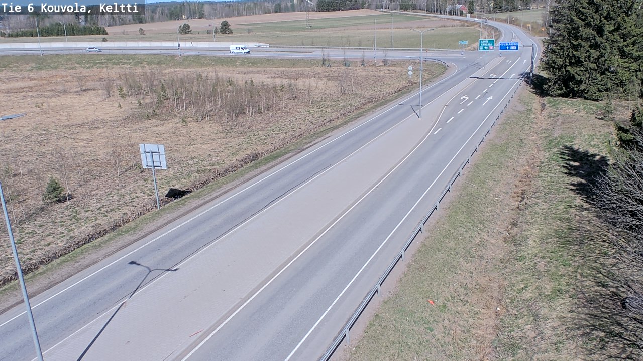 Kelikamerat Kuva Tie 6 Kouvola, Keltti, Kouvola, Kymenlaakso