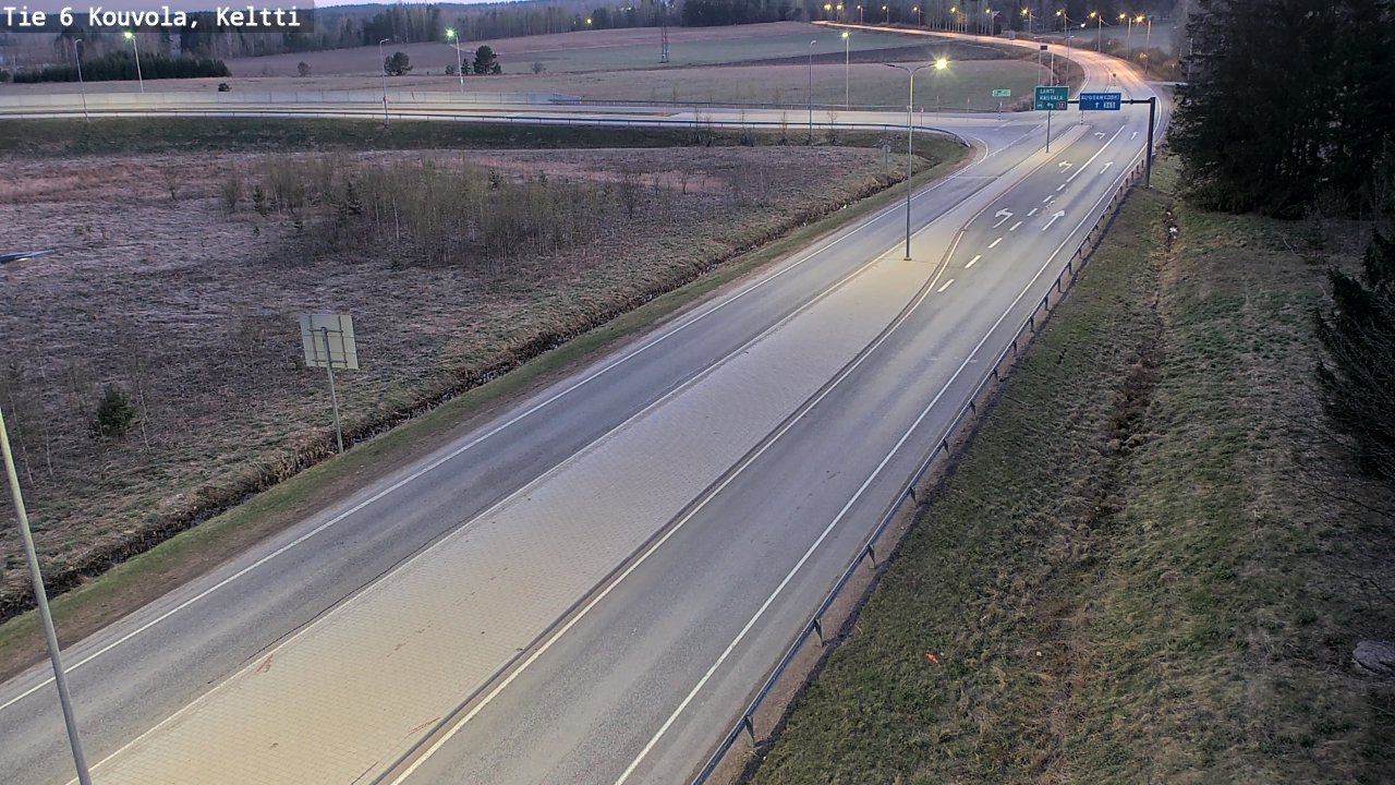 Weather Camera Image Road 6 Kouvola, Keltti, Kouvola, Kymenlaakso