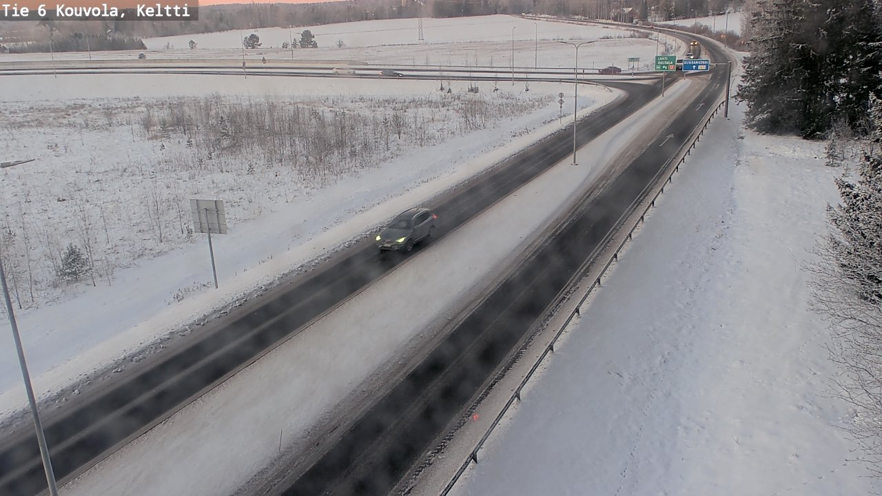 Weather Camera Image Road 6 Kouvola, Keltti, Kouvola, Kymenlaakso