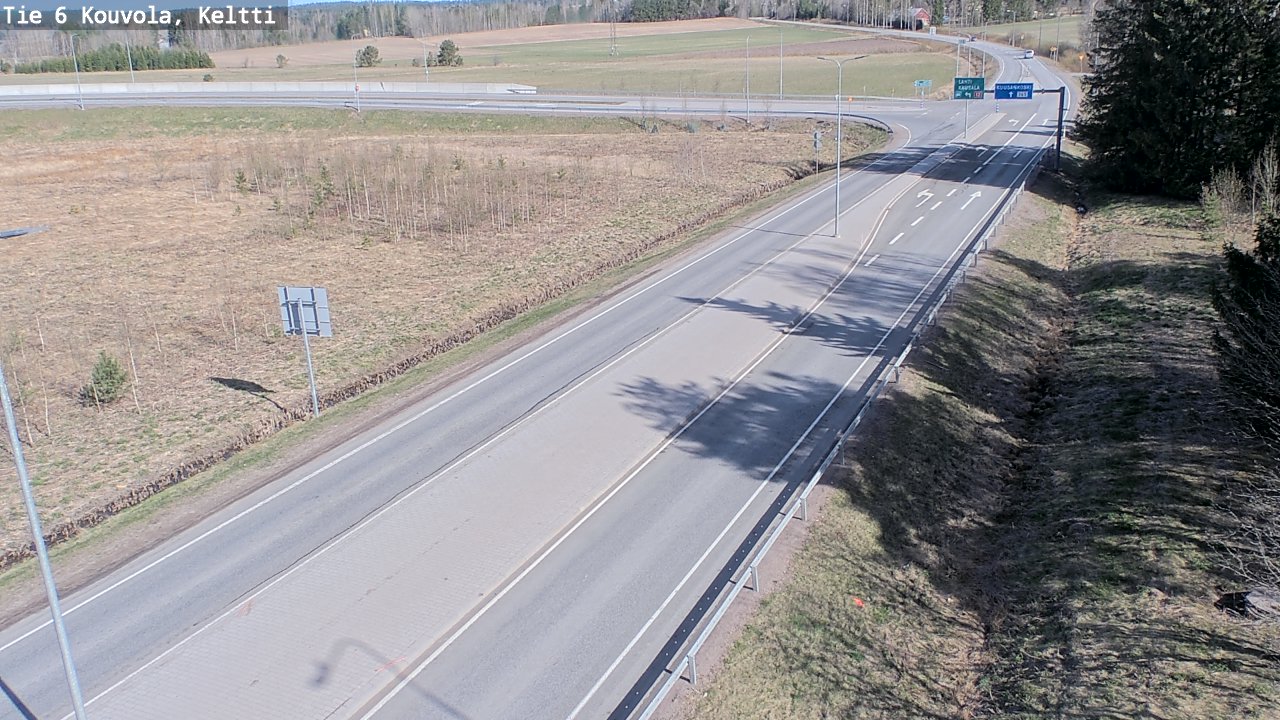 Kelikamerat Kuva Tie 6 Kouvola, Keltti, Kouvola, Kymenlaakso