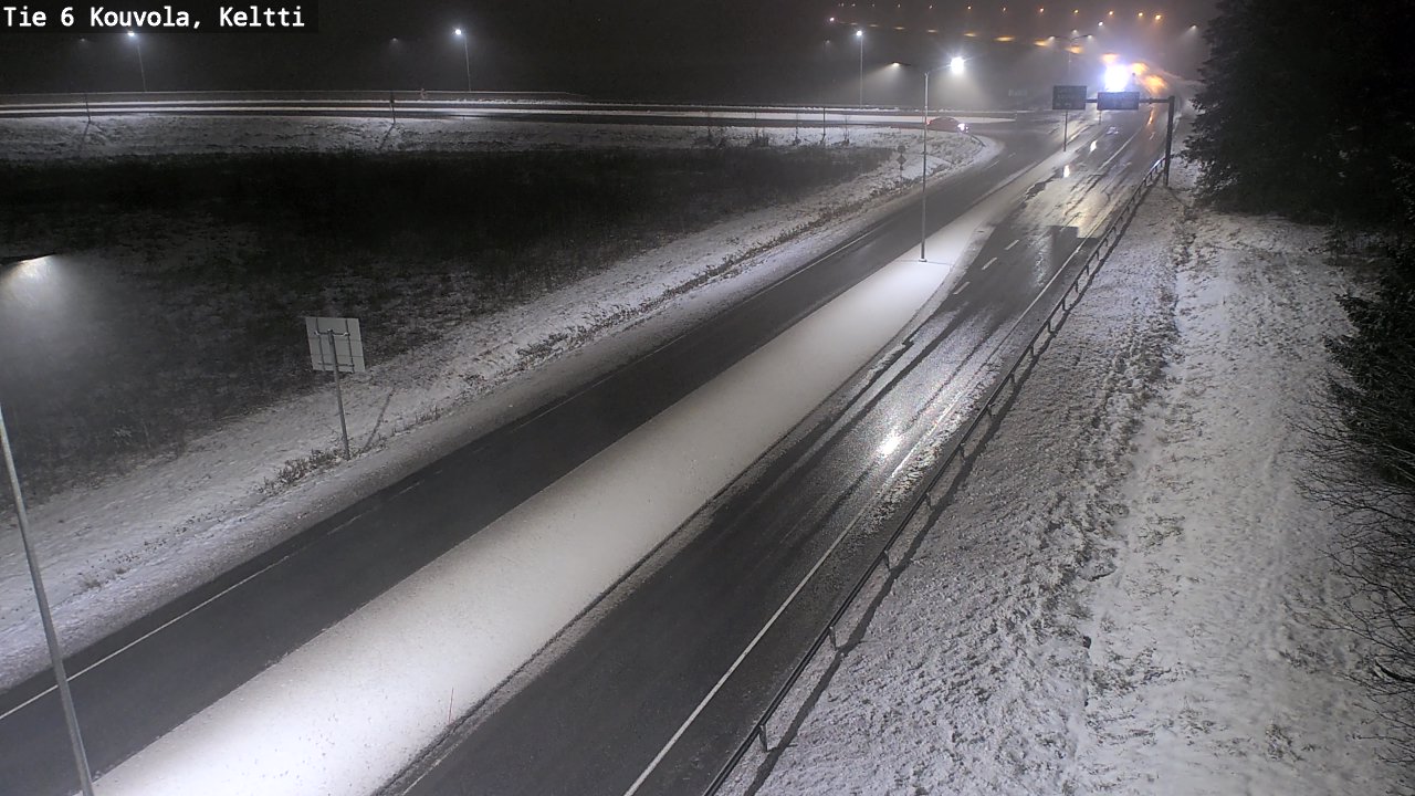 Weather Camera Image Väg 6 Kouvola,  Keltti, Kouvola, Kymenlaakso