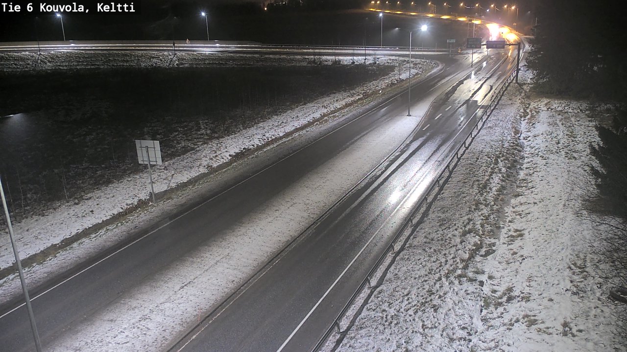 Weather Camera Image Väg 6 Kouvola,  Keltti, Kouvola, Kymenlaakso