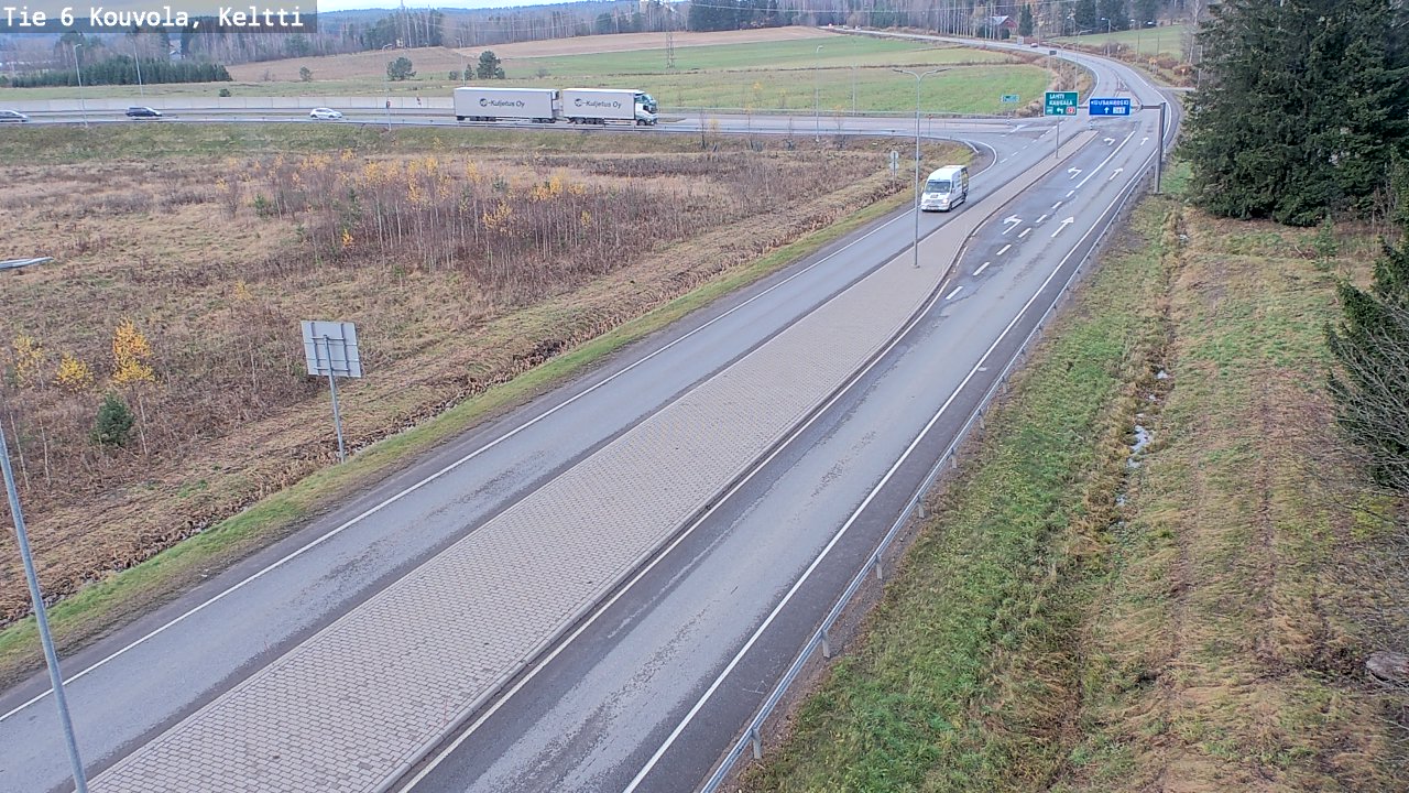 Kelikamerat Kuva Tie 6 Kouvola, Keltti, Kouvola, Kymenlaakso