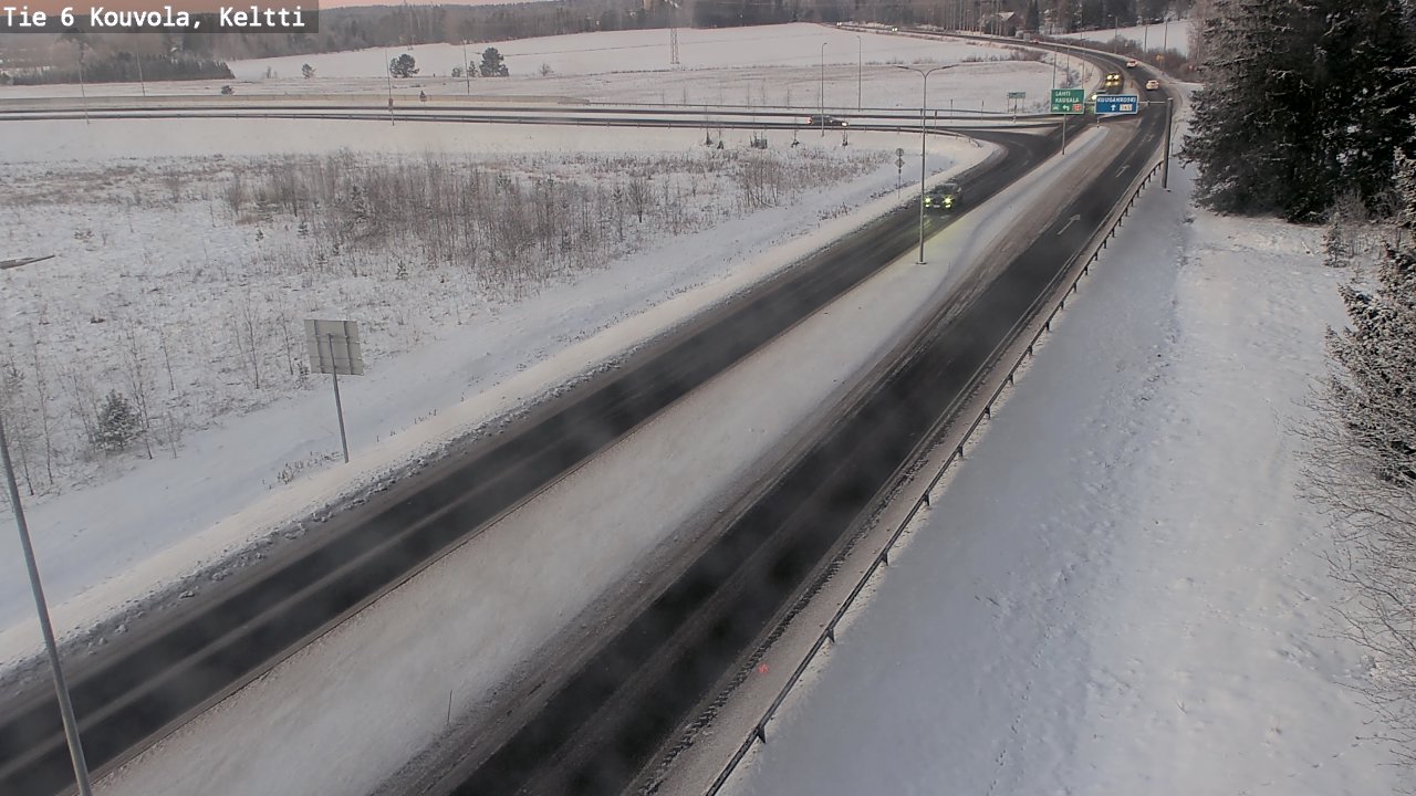 Weather Camera Image Road 6 Kouvola, Keltti, Kouvola, Kymenlaakso