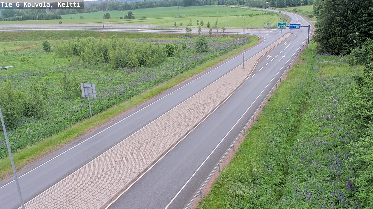 Kelikamerat Kuva Tie 6 Kouvola, Keltti, Kouvola, Kymenlaakso