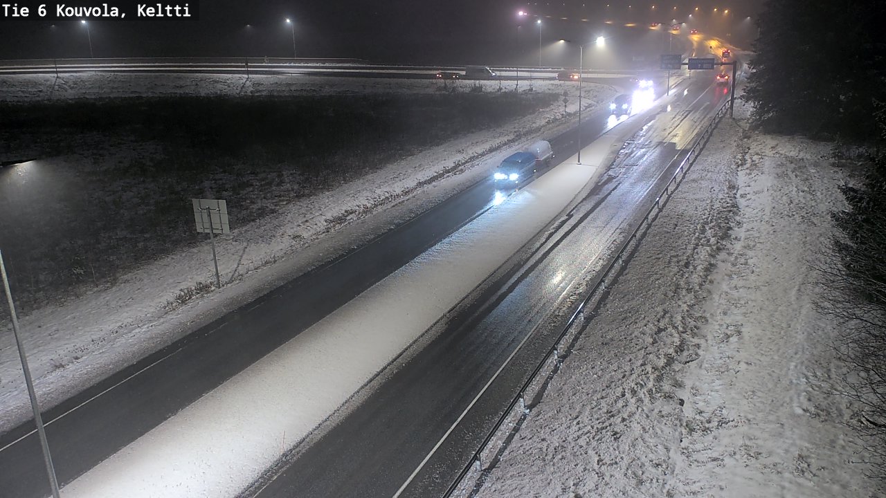 Weather Camera Image Väg 6 Kouvola,  Keltti, Kouvola, Kymenlaakso