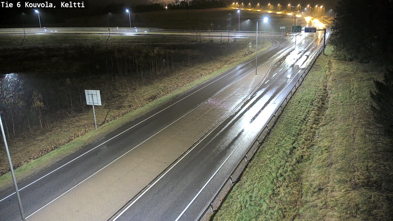 Weather Camera Image Road 6 Kouvola, Keltti, Kouvola, Kymenlaakso