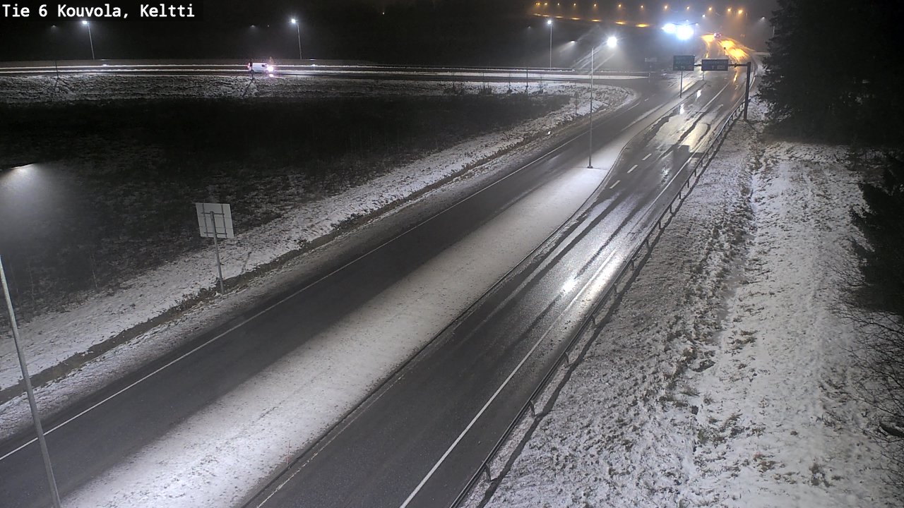 Weather Camera Image Väg 6 Kouvola,  Keltti, Kouvola, Kymenlaakso