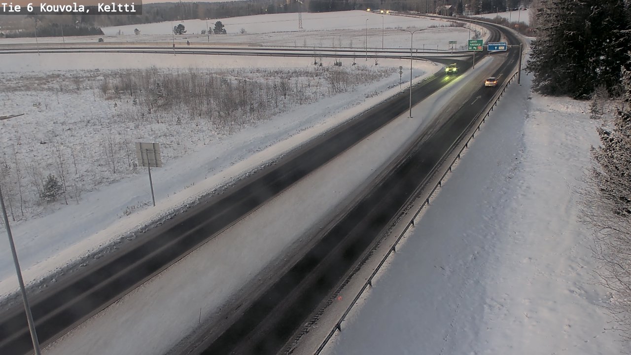 Weather Camera Image Road 6 Kouvola, Keltti, Kouvola, Kymenlaakso