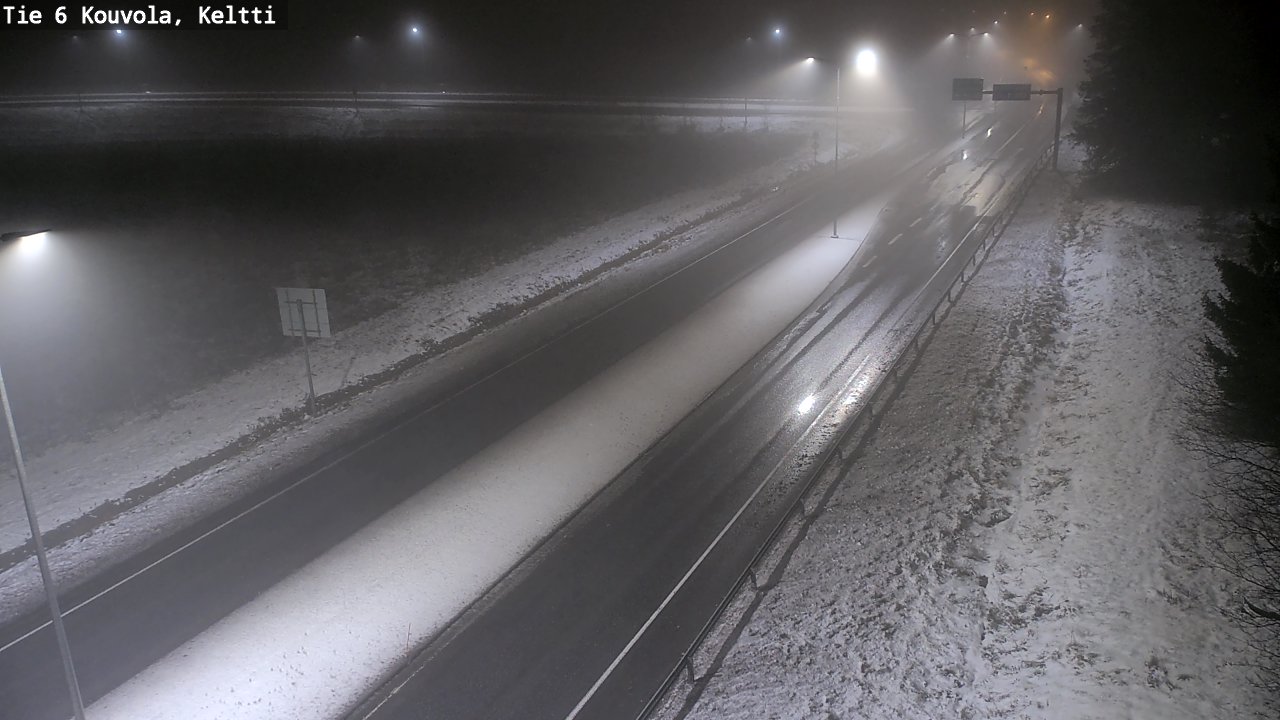Weather Camera Image Väg 6 Kouvola,  Keltti, Kouvola, Kymenlaakso