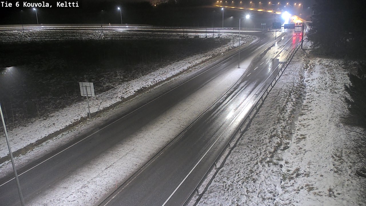 Weather Camera Image Väg 6 Kouvola,  Keltti, Kouvola, Kymenlaakso