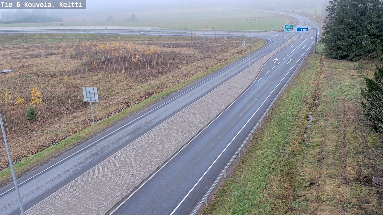 Kelikamerat Kuva Tie 6 Kouvola, Keltti, Kouvola, Kymenlaakso