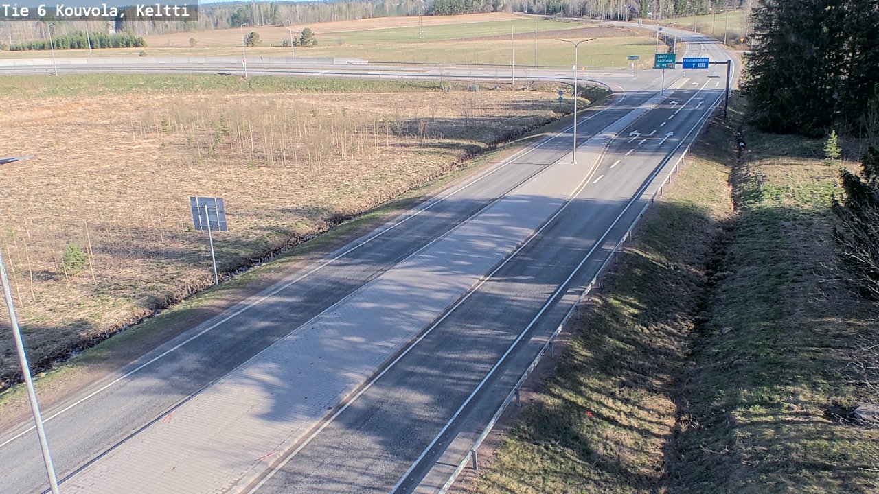Kelikamerat Kuva Tie 6 Kouvola, Keltti, Kouvola, Kymenlaakso