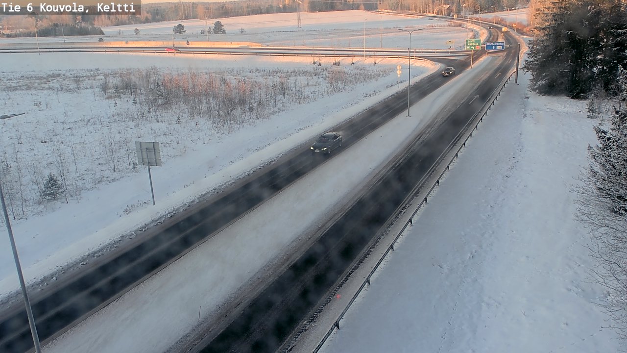 Weather Camera Image Road 6 Kouvola, Keltti, Kouvola, Kymenlaakso