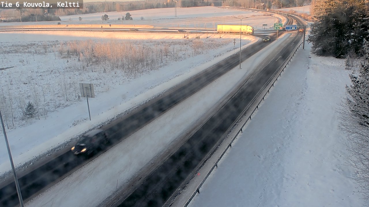 Kelikamerat Kuva Tie 6 Kouvola, Keltti, Kouvola, Kymenlaakso