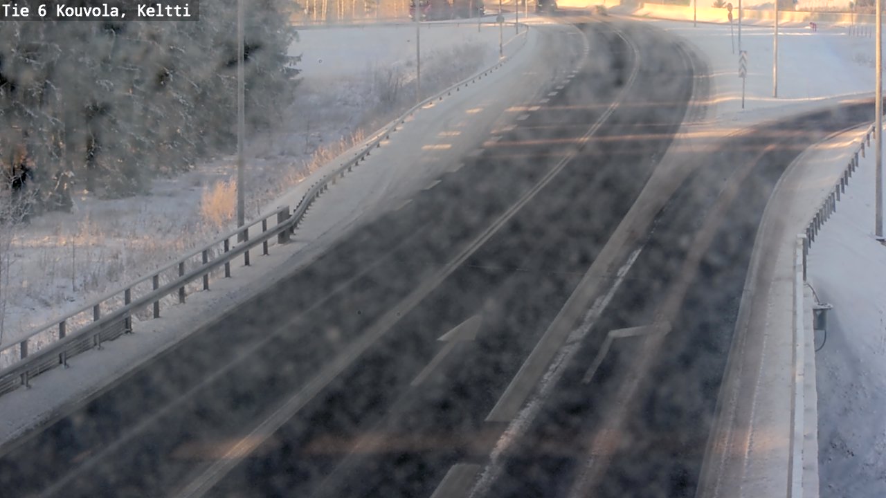 Weather Camera Image Road 6 Kouvola, Keltti, Kouvola, Kymenlaakso