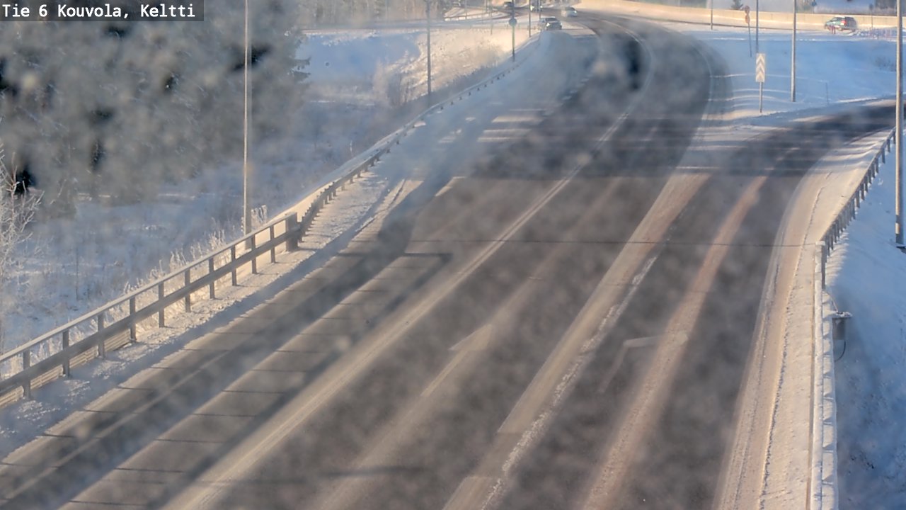 Weather Camera Image Road 6 Kouvola, Keltti, Kouvola, Kymenlaakso