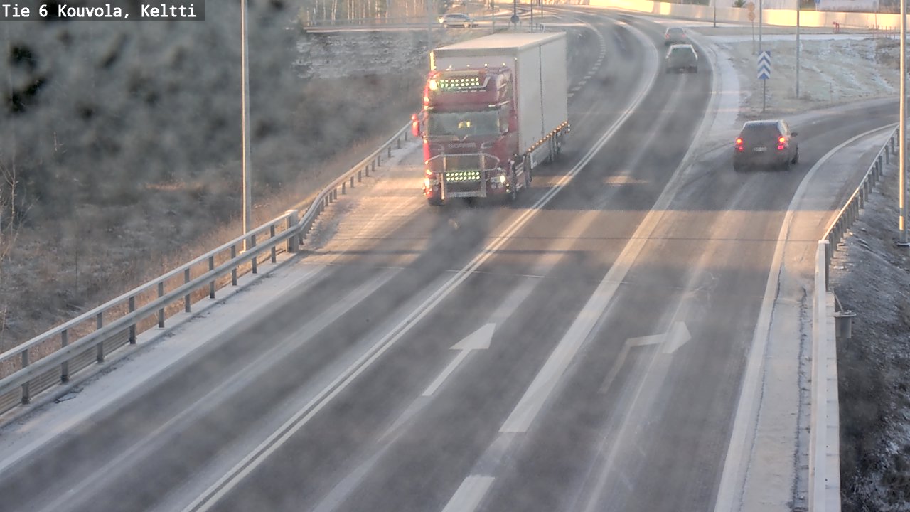 Kelikamerat Kuva Tie 6 Kouvola, Keltti, Kouvola, Kymenlaakso