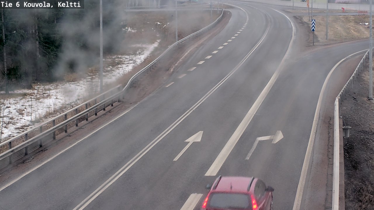 Weather Camera Image Väg 6 Kouvola,  Keltti, Kouvola, Kymenlaakso