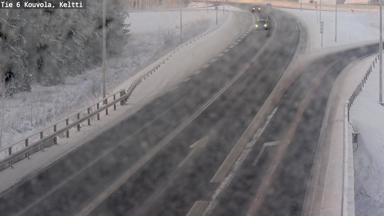 Weather Camera Image Road 6 Kouvola, Keltti, Kouvola, Kymenlaakso