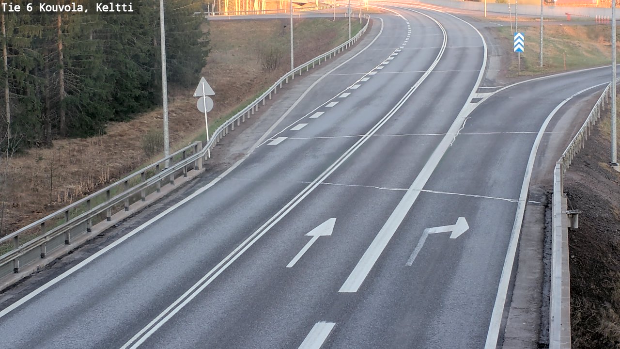 Kelikamerat Kuva Tie 6 Kouvola, Keltti, Kouvola, Kymenlaakso