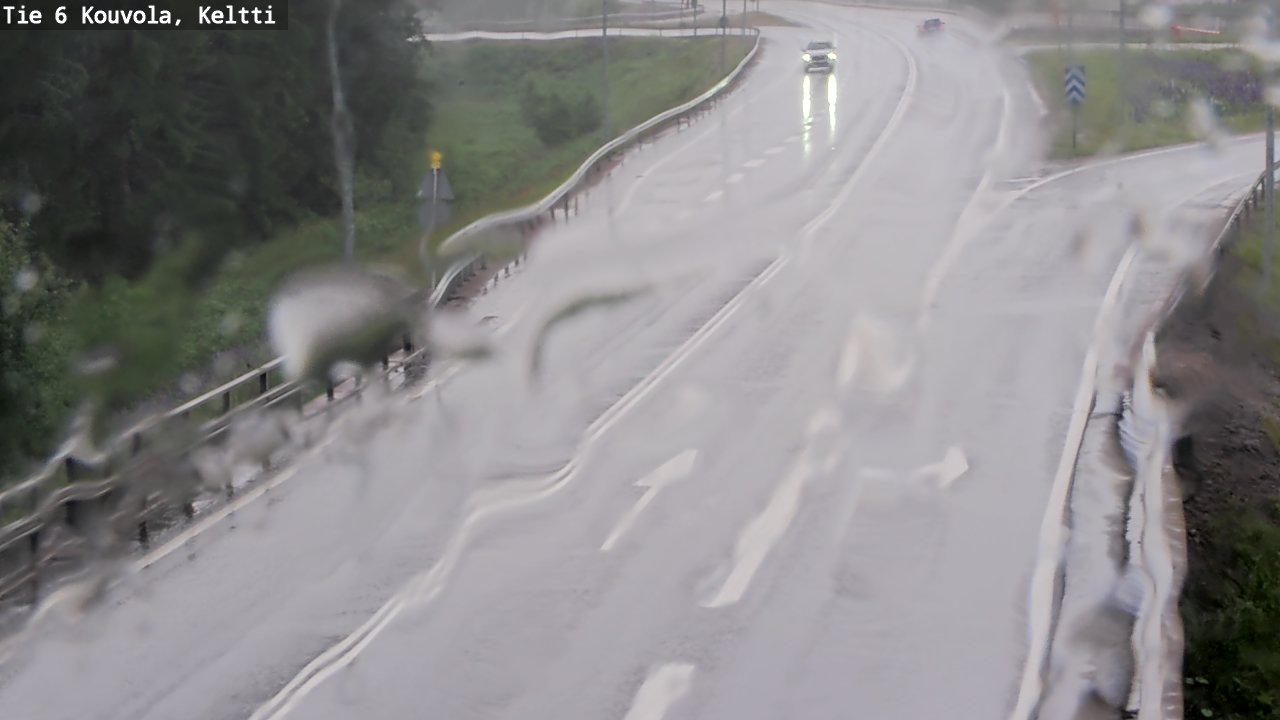 Weather Camera Image Väg 6 Kouvola,  Keltti, Kouvola, Kymenlaakso