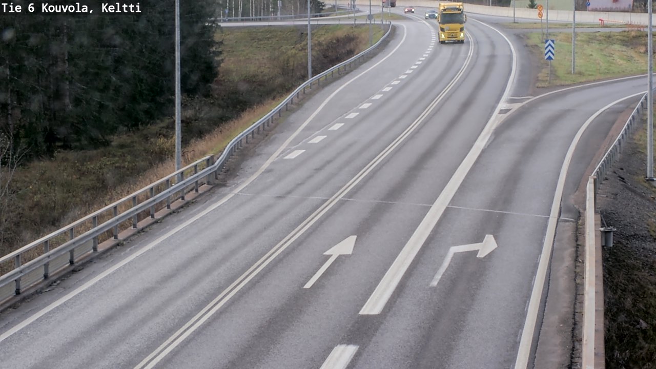 Kelikamerat Kuva Tie 6 Kouvola, Keltti, Kouvola, Kymenlaakso