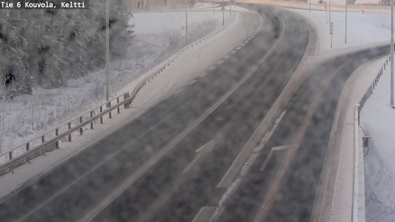 Weather Camera Image Road 6 Kouvola, Keltti, Kouvola, Kymenlaakso