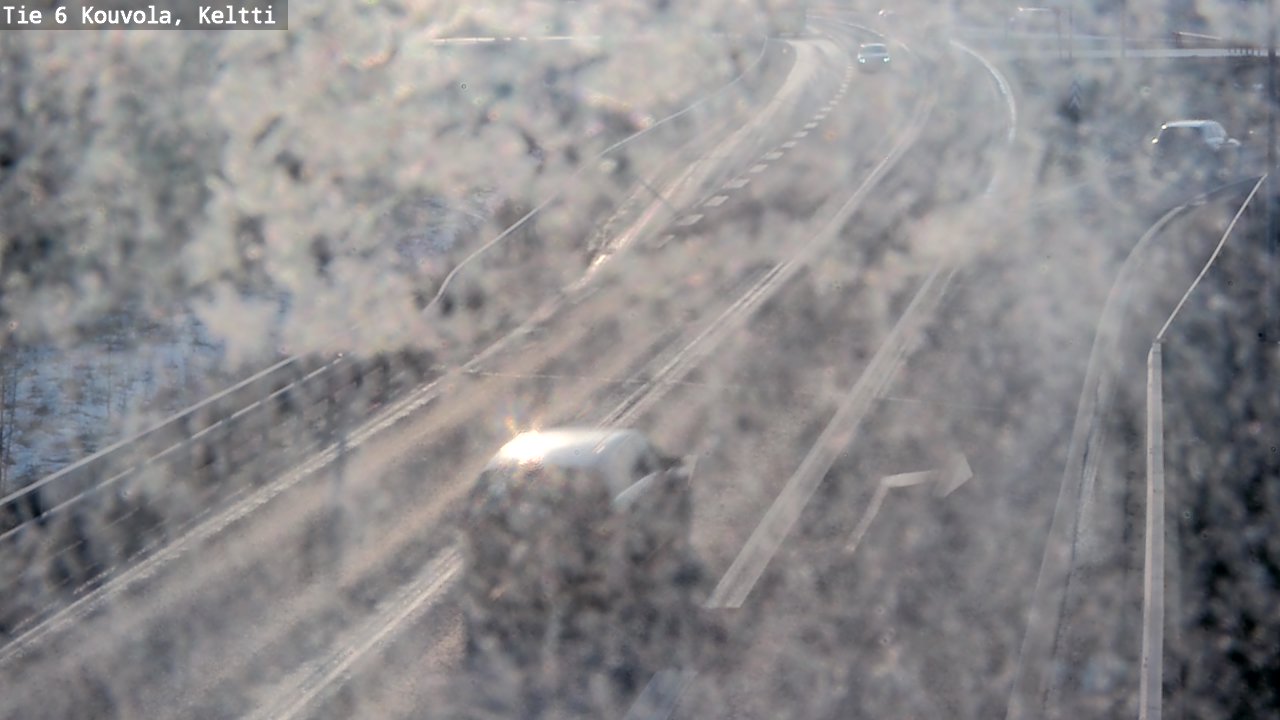 Weather Camera Image Väg 6 Kouvola,  Keltti, Kouvola, Kymenlaakso