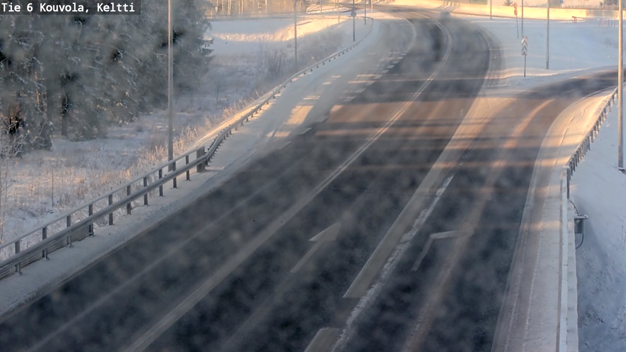 Weather Camera Image Road 6 Kouvola, Keltti, Kouvola, Kymenlaakso