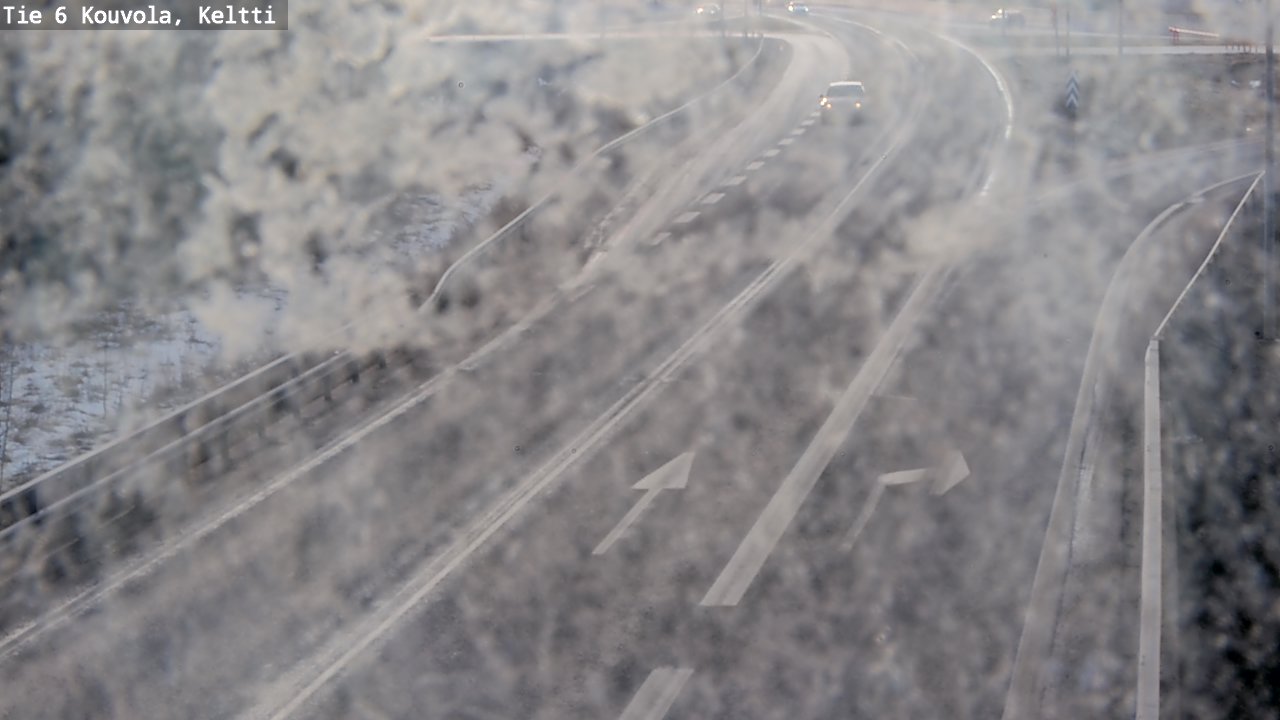 Weather Camera Image Väg 6 Kouvola,  Keltti, Kouvola, Kymenlaakso