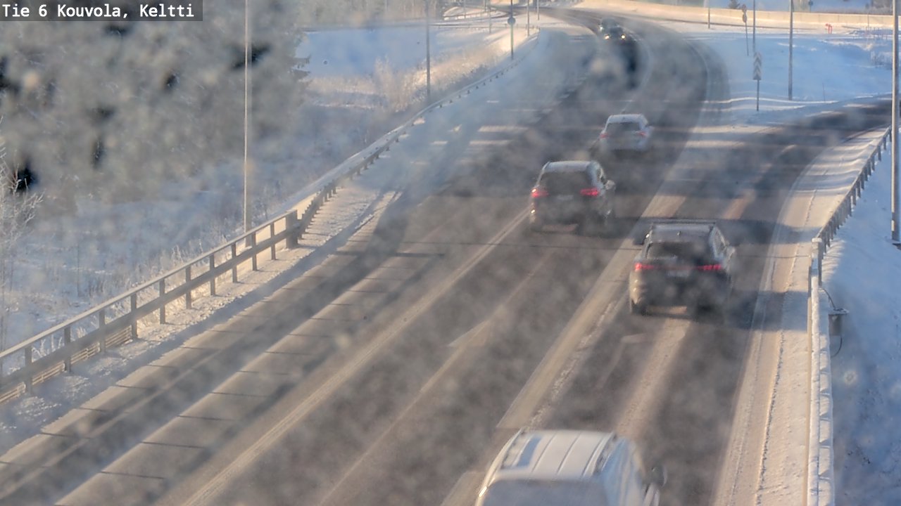 Weather Camera Image Road 6 Kouvola, Keltti, Kouvola, Kymenlaakso
