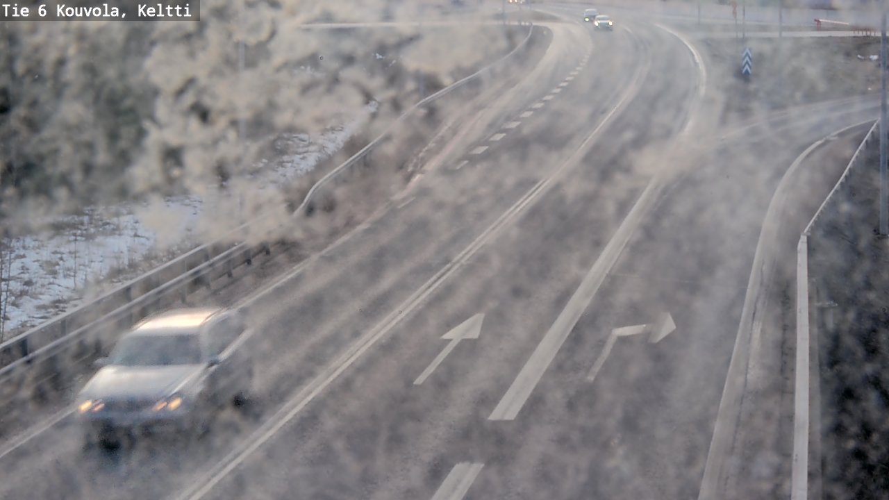 Weather Camera Image Väg 6 Kouvola,  Keltti, Kouvola, Kymenlaakso