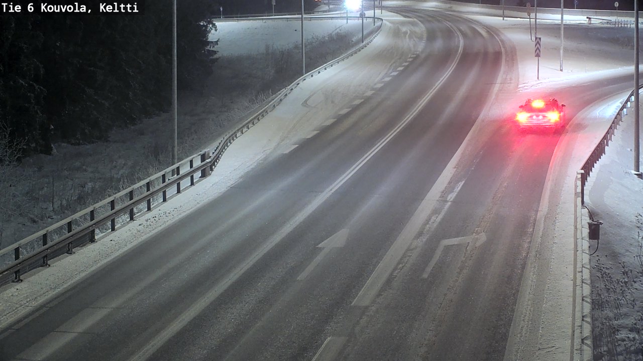 Weather Camera Image Väg 6 Kouvola,  Keltti, Kouvola, Kymenlaakso