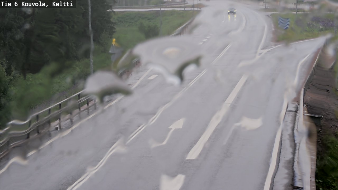 Weather Camera Image Väg 6 Kouvola,  Keltti, Kouvola, Kymenlaakso