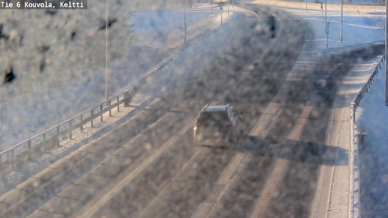 Weather Camera Image Road 6 Kouvola, Keltti, Kouvola, Kymenlaakso